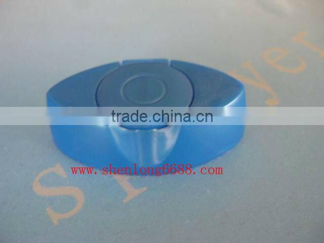 Plastic flip top cap for shampoo bottles