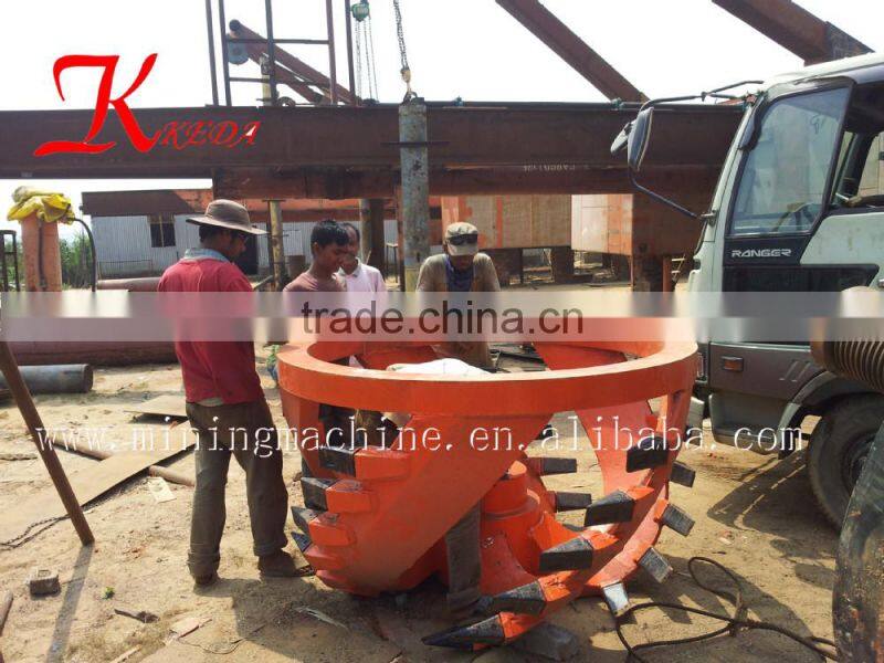 cutting suction/cutter head sand dredger