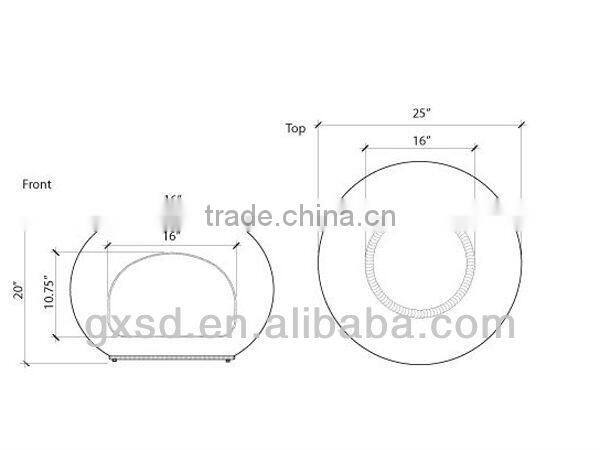 S&D handmade lovely rattan pet bed