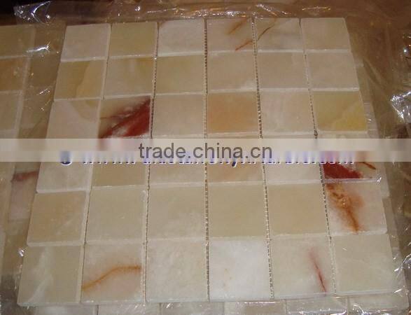 The most beautiful& best quality WHITE ONYX MOSAIC TILES COLLECTIONS