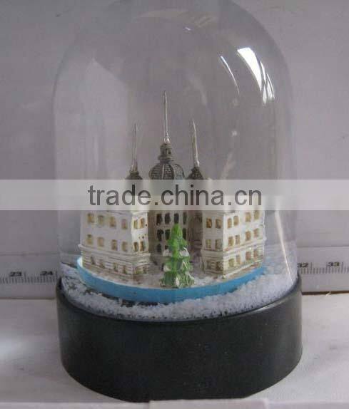 2016 walmart large christmas santa plastic snow globe