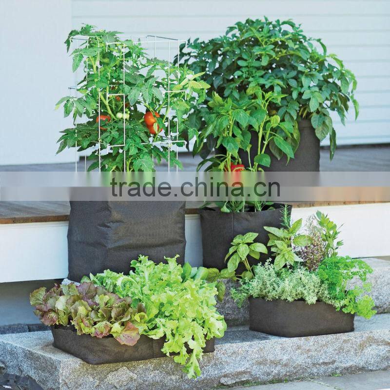 Felt Vigoroot Pots and Planters,Grow Bags To Plant Tomatoes, Peppers, Herbs and Potatoes