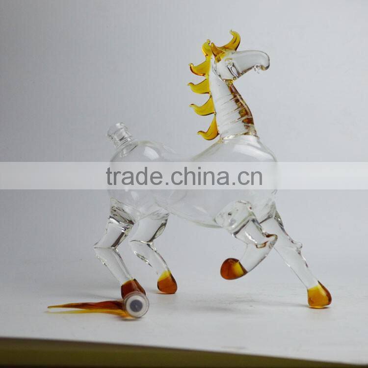 annimal shaped decorative crystal bottle for liquor