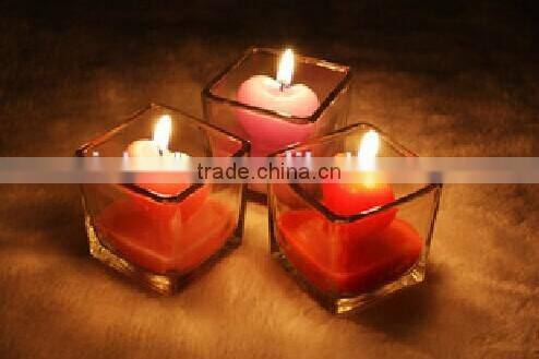 Glassware glass glass candle holder insert