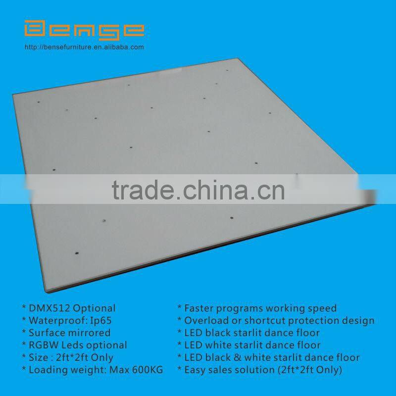 Newest Popular Design 3D LED RGBW Dance Floor 2015