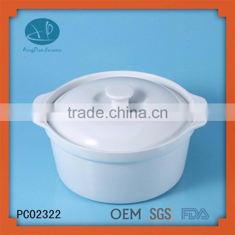 Best selling products ceramic casserole carrier set with glass lid,casserole dish