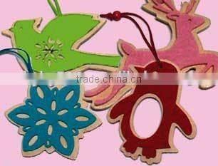 15072701 Hot sales! christmas hanging felt decor for tree ,custom order welcomed felt decor
