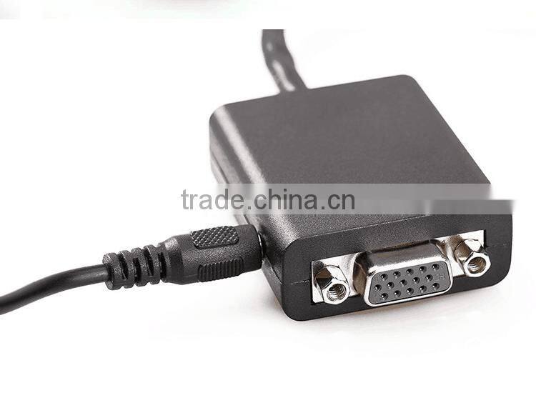 hd mi to vga with audio output cable
