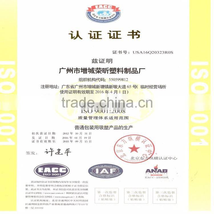 plastic PET blister macaron tray gift box packaging packing macaron display clamshell