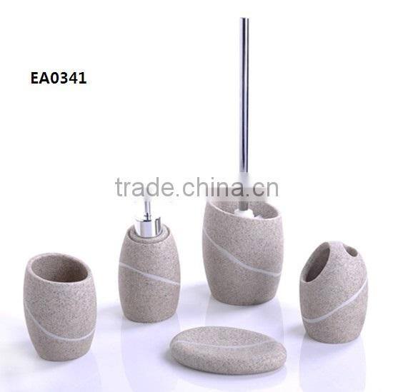 Unique design cement home decoration funny oriental bathroom accessories for business promotion