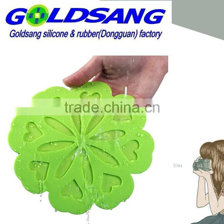 colorful silicone coffer cup mat table mat can print logo