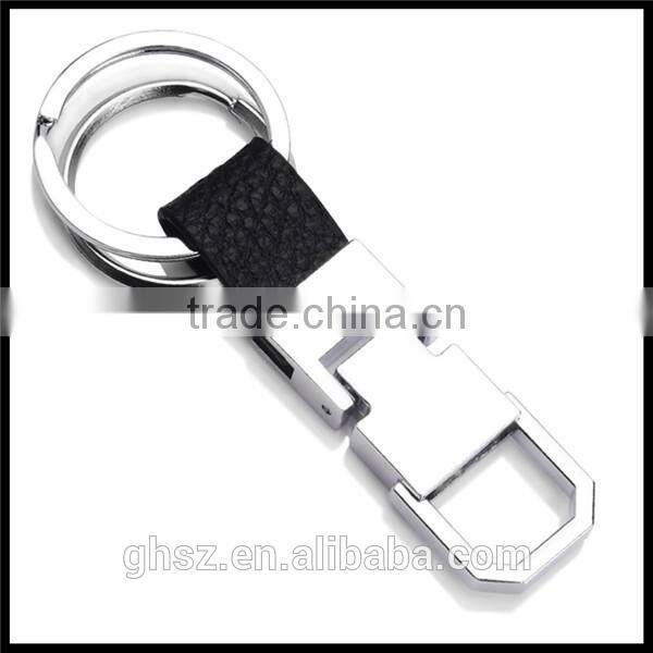 New design leather personalised keyrings for men for sale