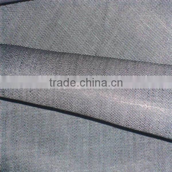 Hot sale 4.5oz poly cotton denim fabric stretch for shirt in low price