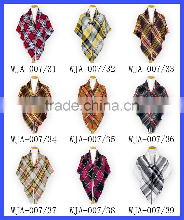 2016 Bohemia Knitted Shawl Winter Shawl And Poncho Vintage Baby Girls Shawls