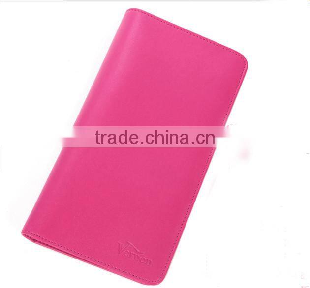 logo custom pu leather cheap passport holder for promotion gift