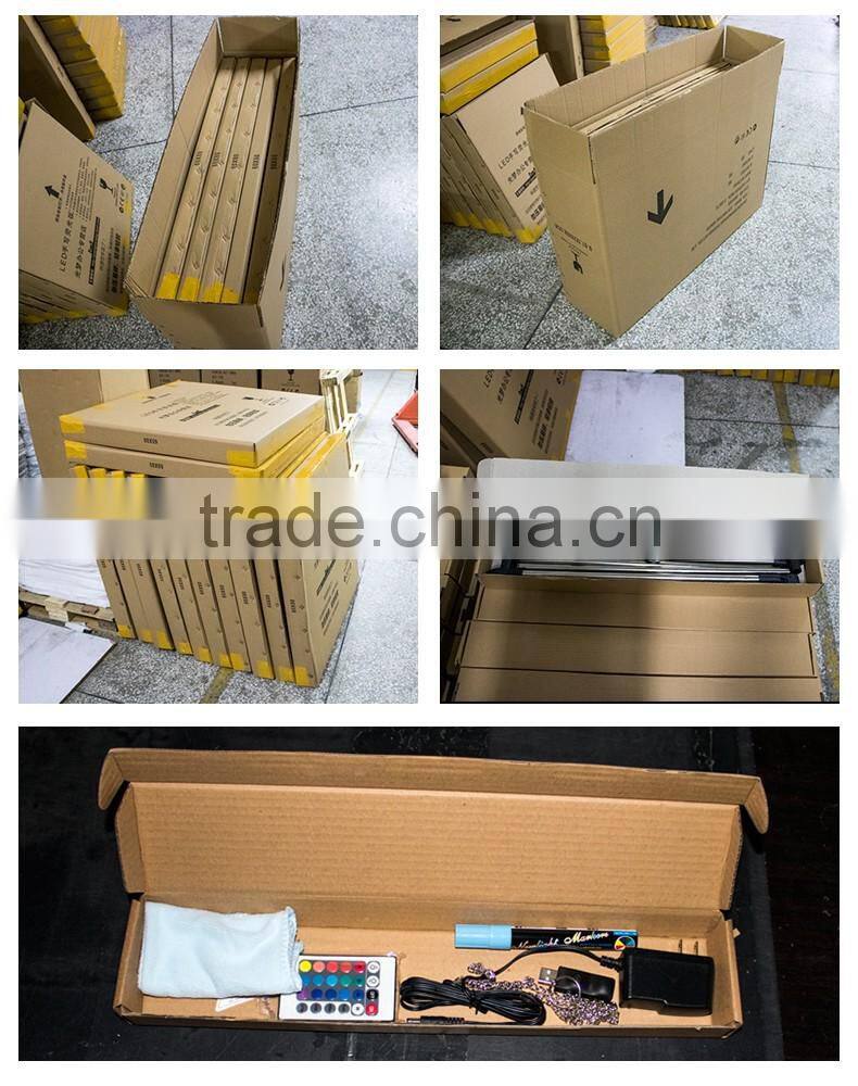 Remote control small acrylic USB LED illuminated message display board