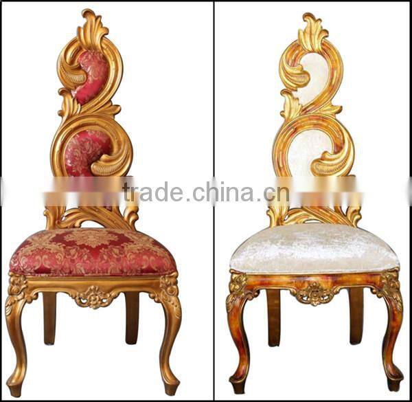 MD-1402-01 Antique furniture single chair for wedding in hot sales