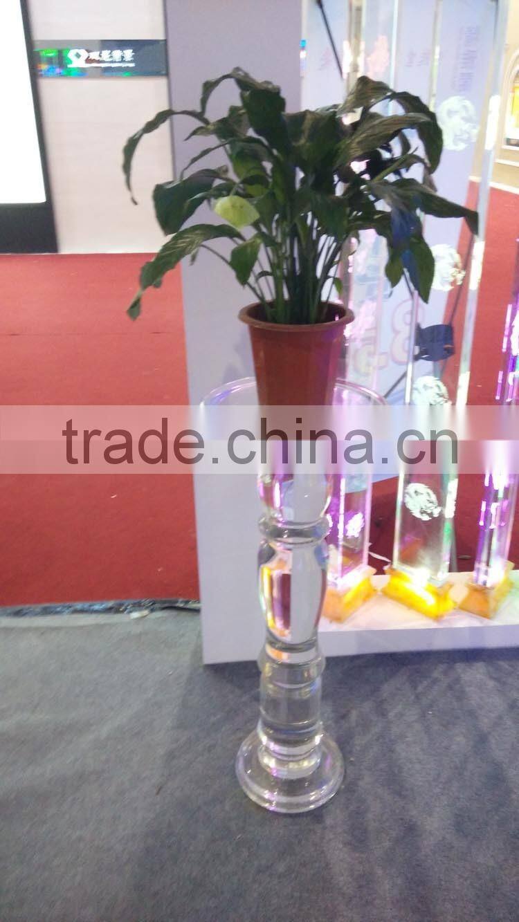 new design crystal tall flower stand