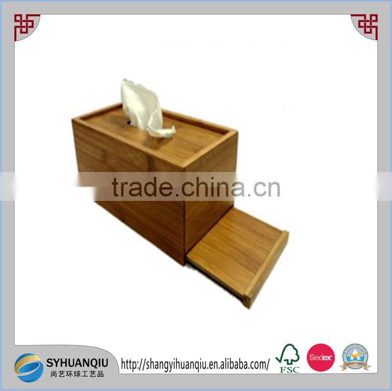 Solid Natural pine Wooden Bath Dispenser Tissue Box Cover Holder