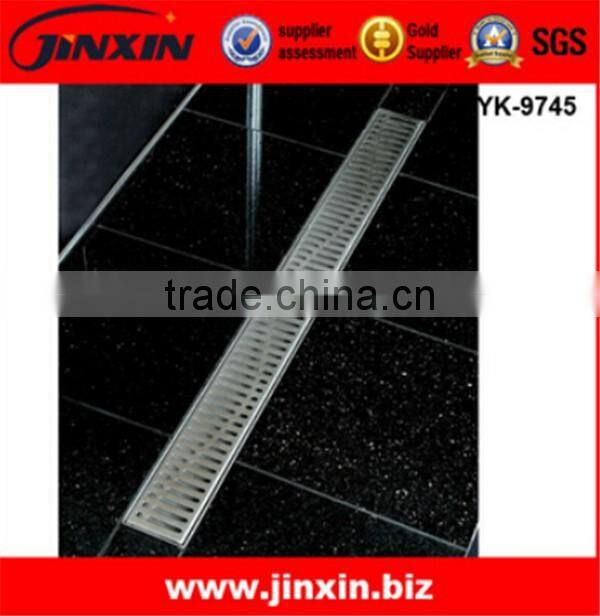1200mm stainless steel linear shower drain/stainless steel shower drain linear/stainless steel floor drain for swimming pool