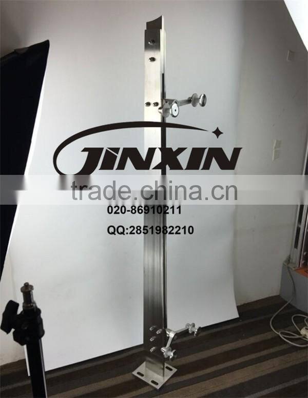 JINXIN tempered glass fence panels stair railing cost 12mm clear tempered glass railing