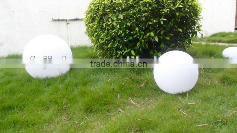 Magic rechargeable green plastic shell colorful LED round ball