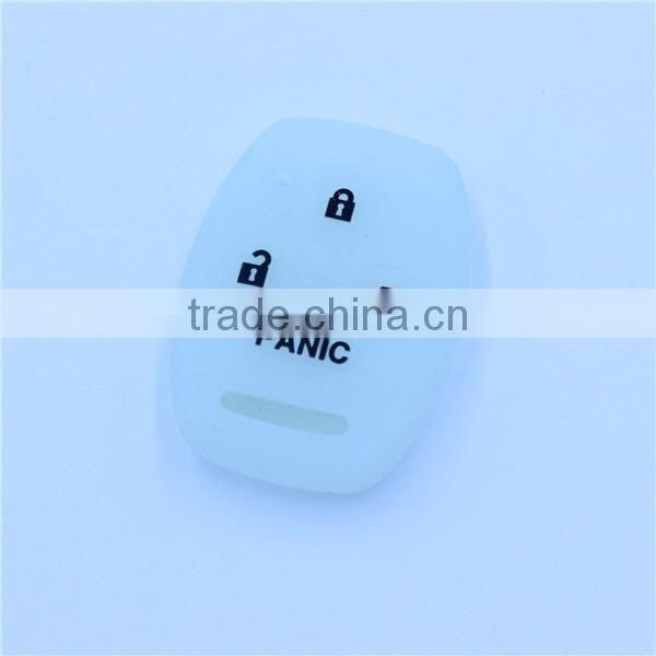 fob 4 buttons silicone car key shells for honda remote keys with panic buttons