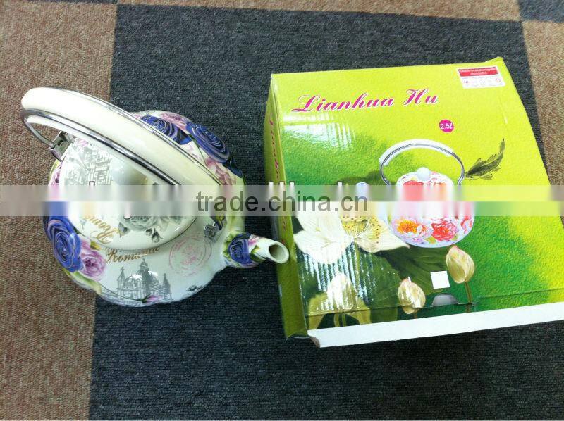 kettle with lotus shape