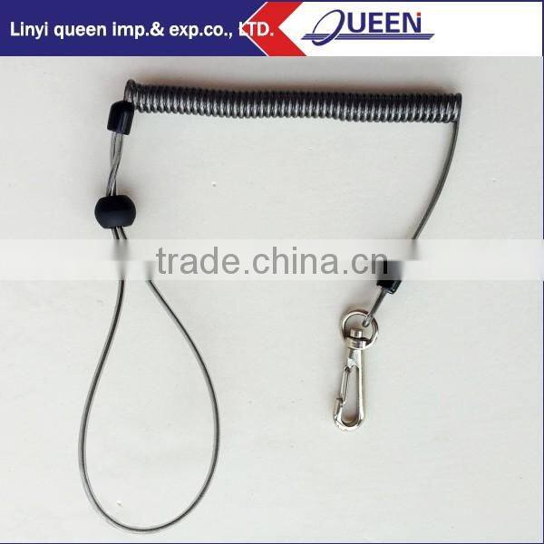 Good quality coiled retractable tool lanyard custom from China at wholesale price