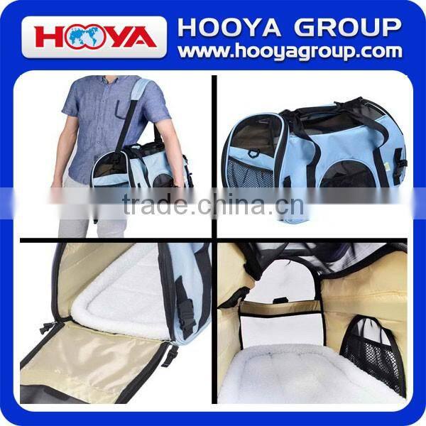 Eco-friendly Travel pet carry bag Ventilated waterproof outdoor pet carry bag Lightweight fabric pet carrier bag