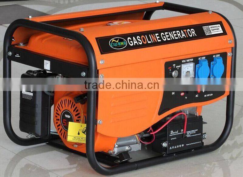New model 2000W 168F-1 5.5HP electric power generator