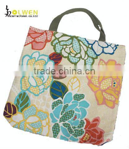 Latest pretty printed handbag for girl