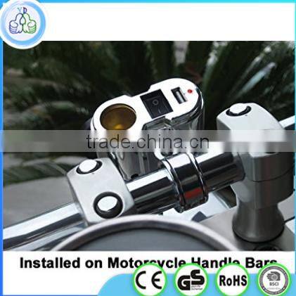 Wholesale China motorcycle double usb socket,motorcycle mp3 usb player,usb charger for motorcycle