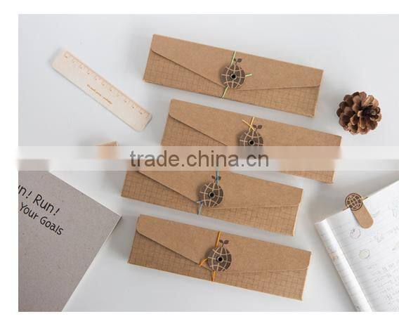 china manufactuer new design paper pencil case pencil box for school and office