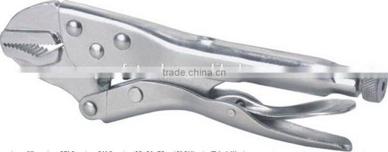 YF807 Locking plier curved jaw with nikel plated