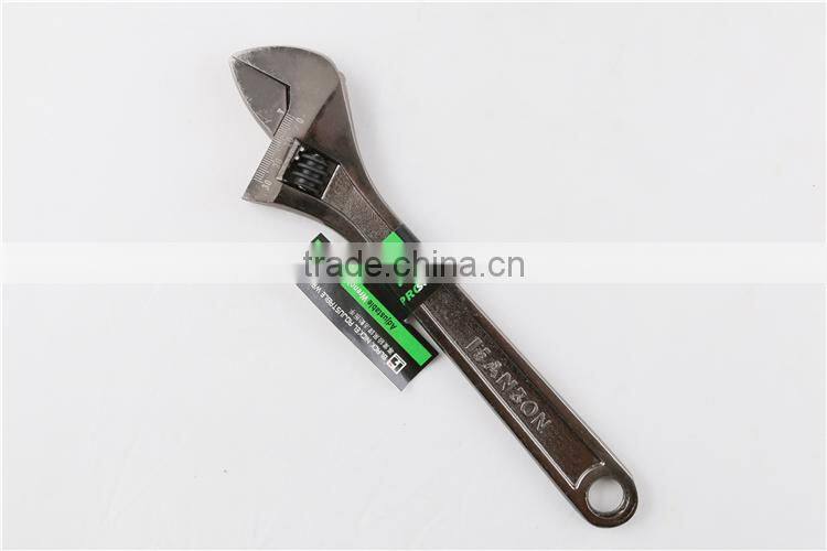Black Nickel-plated Adjustable Wrench