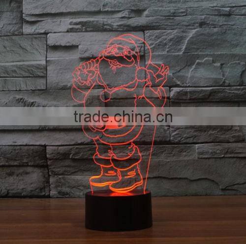 New Santa Claus 3D Touch Table Lamp Creative Lamp LED Lamp Vision Night light