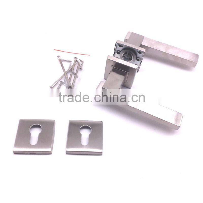 2017 pop European solid hollow stainless steel 304 heavy duty hotel keyless door lock