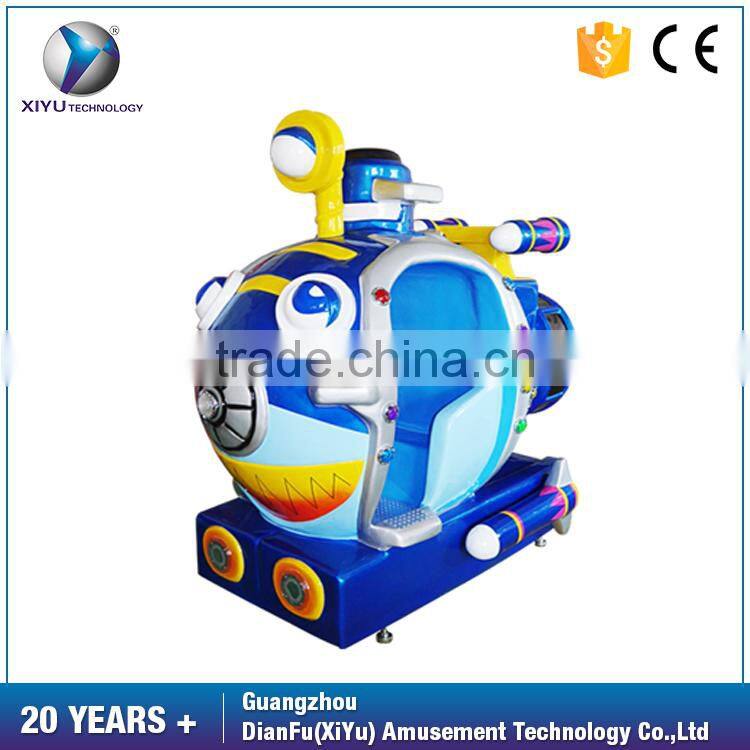 Kids ride submarine video game machine for amusement park