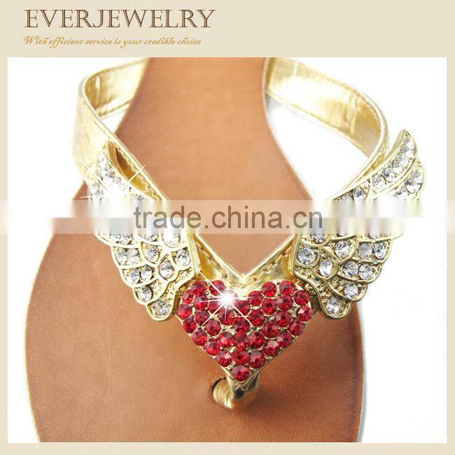 2017 popular rhinestone shoe decoration for wholesale