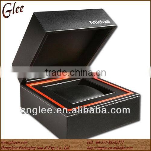luxury custom watch packaging box with pillow