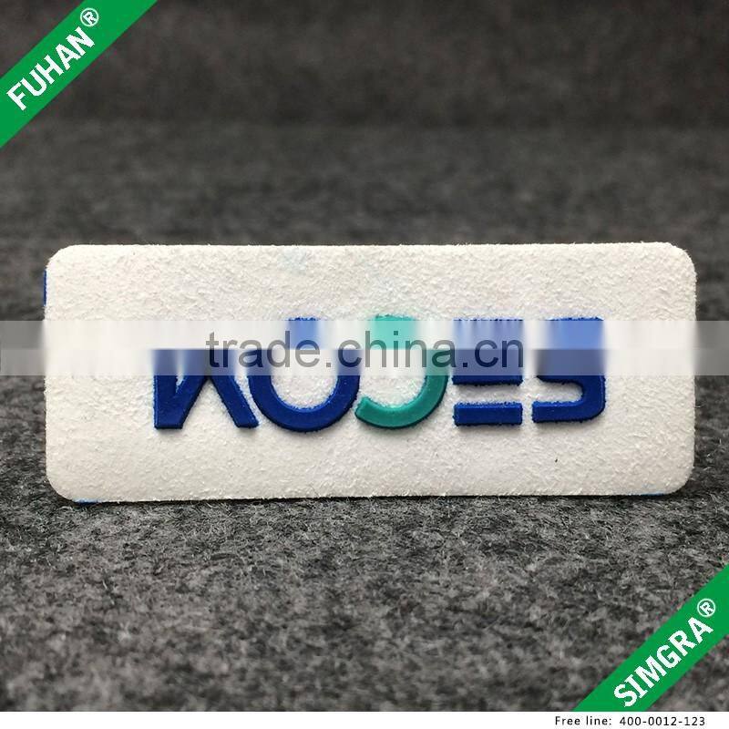 PVC Rubber Letter Patches for Clothing and Hat