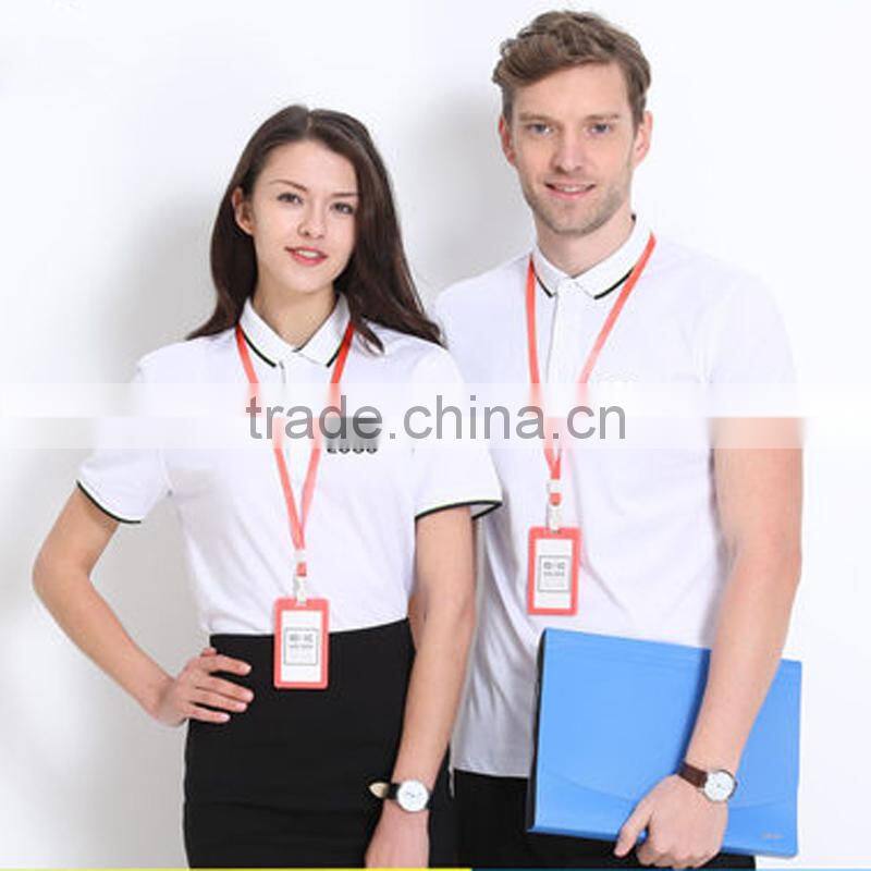 custom color logo clsssic polo t shirt cheap staff work uniform