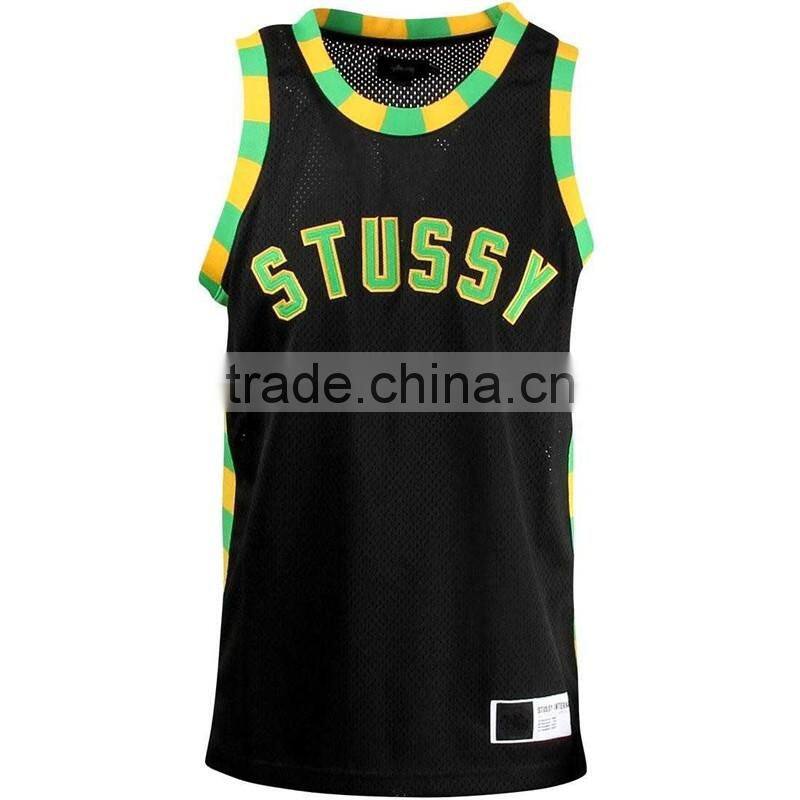 95% cotton 5% spandex wholesale tank top men 2017