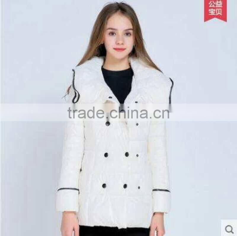 GZY shiny down jacket women coat winter comfortable model Export Europe American guangzhou warehouse 2017 stock hot selling ch