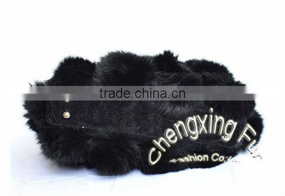 CX-H-11C Women Handbags Genuine Rabbit Fur Women Bags