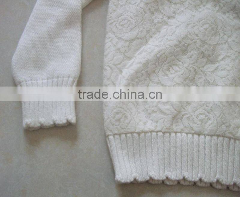 High Quality sweater design for girl children knitting patterns girls sweaters(BKN5259)