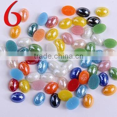 Mix flat back shell beads phone sticker handmade diy faux shell beads for fingernail decorations cheap colors shell beads