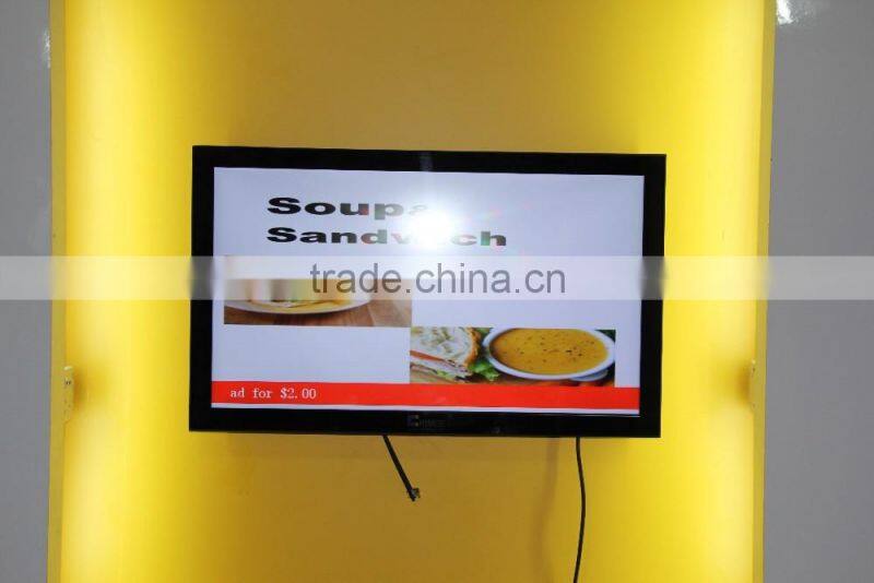 32inch vesa wall mount network lcd advertising player