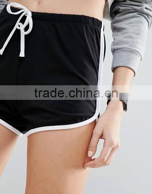 100% cotton sports shorts runner shorts plain summer gym shorts